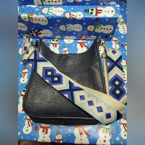 Ah-Dorned Messenger Bag Vegan Leather